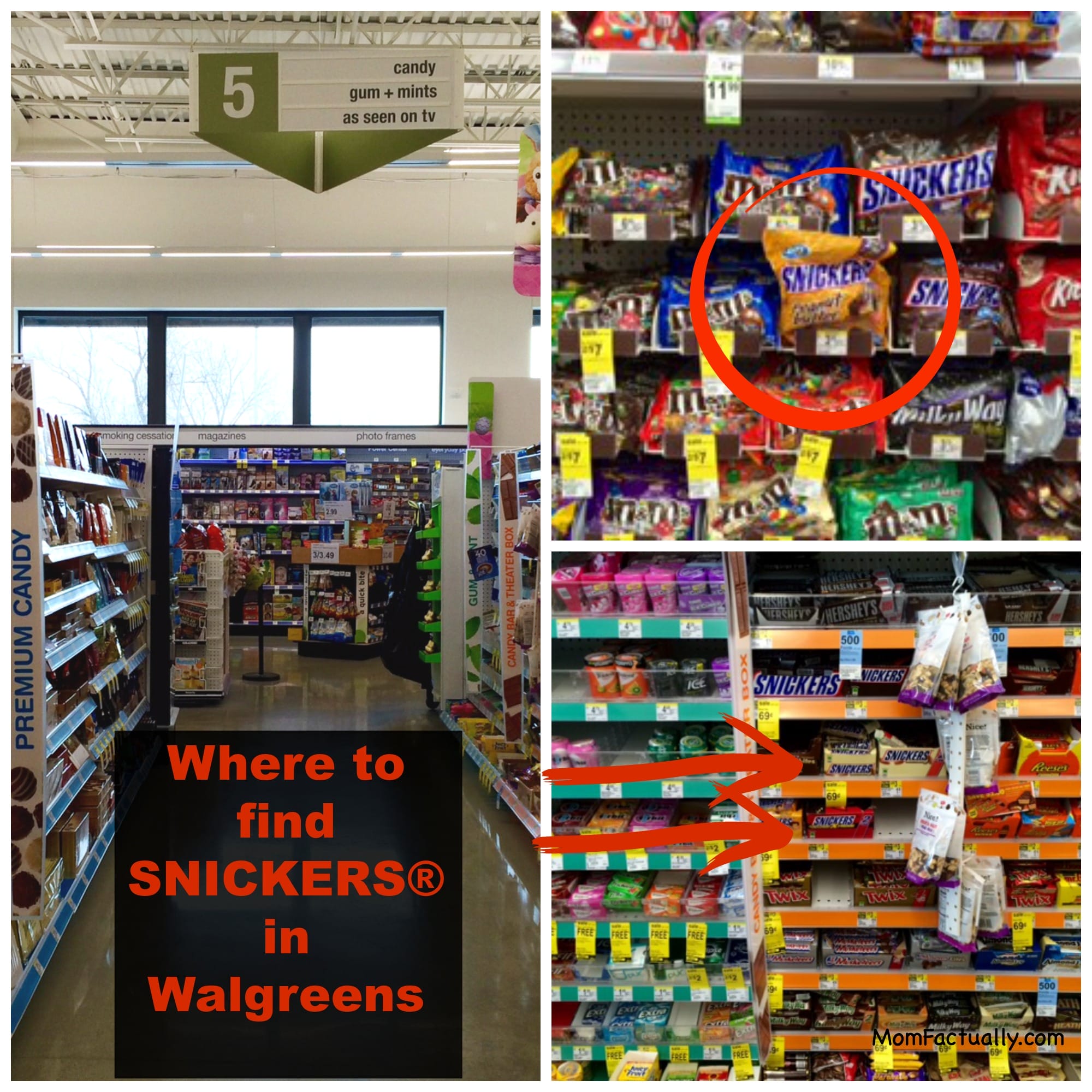 Find Snickers in Walgreens #WhenImHungry