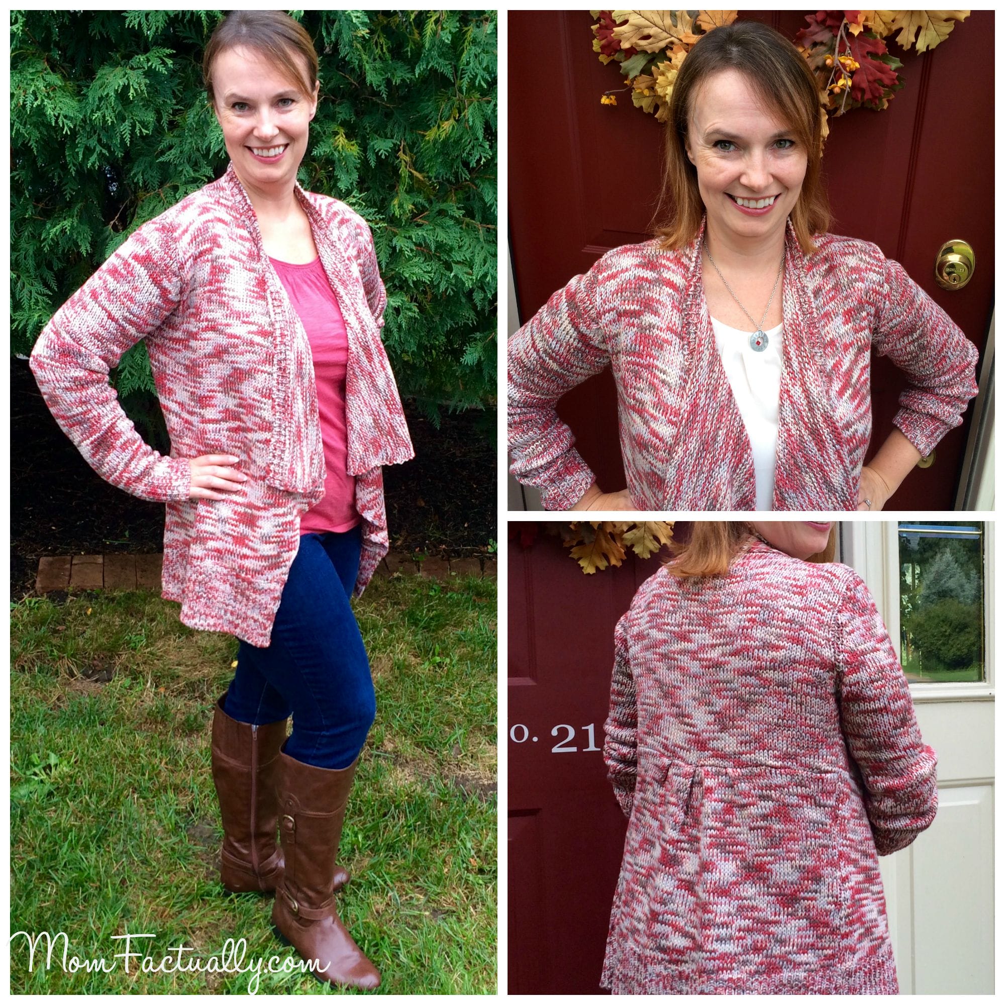 Darcey Heathered Knit Draped Cardigan Stitch Fix