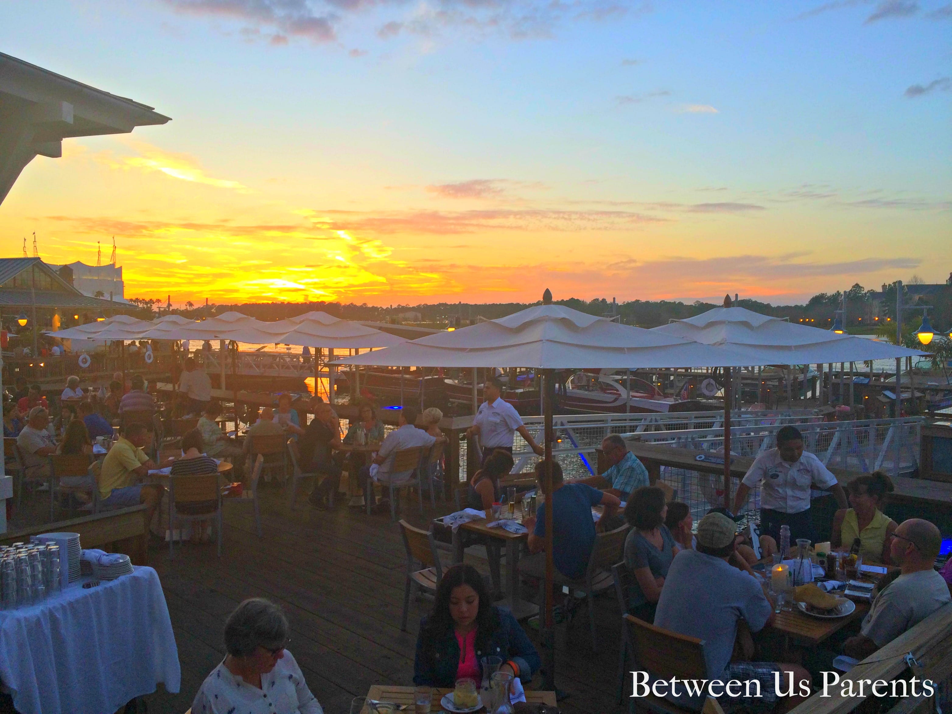 Disney Springs Sunset Boathouse