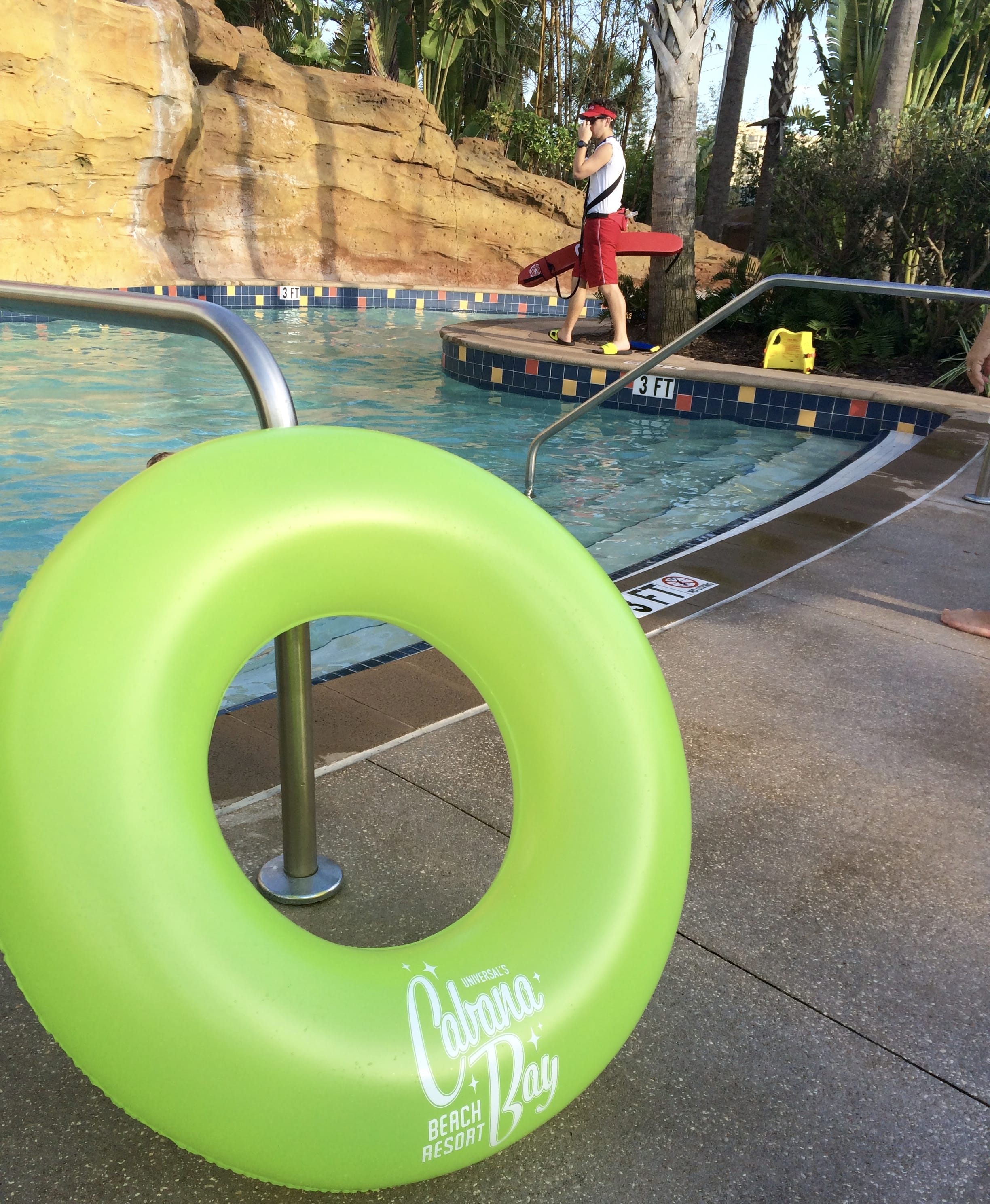 Lazy River inner tube cabana bay