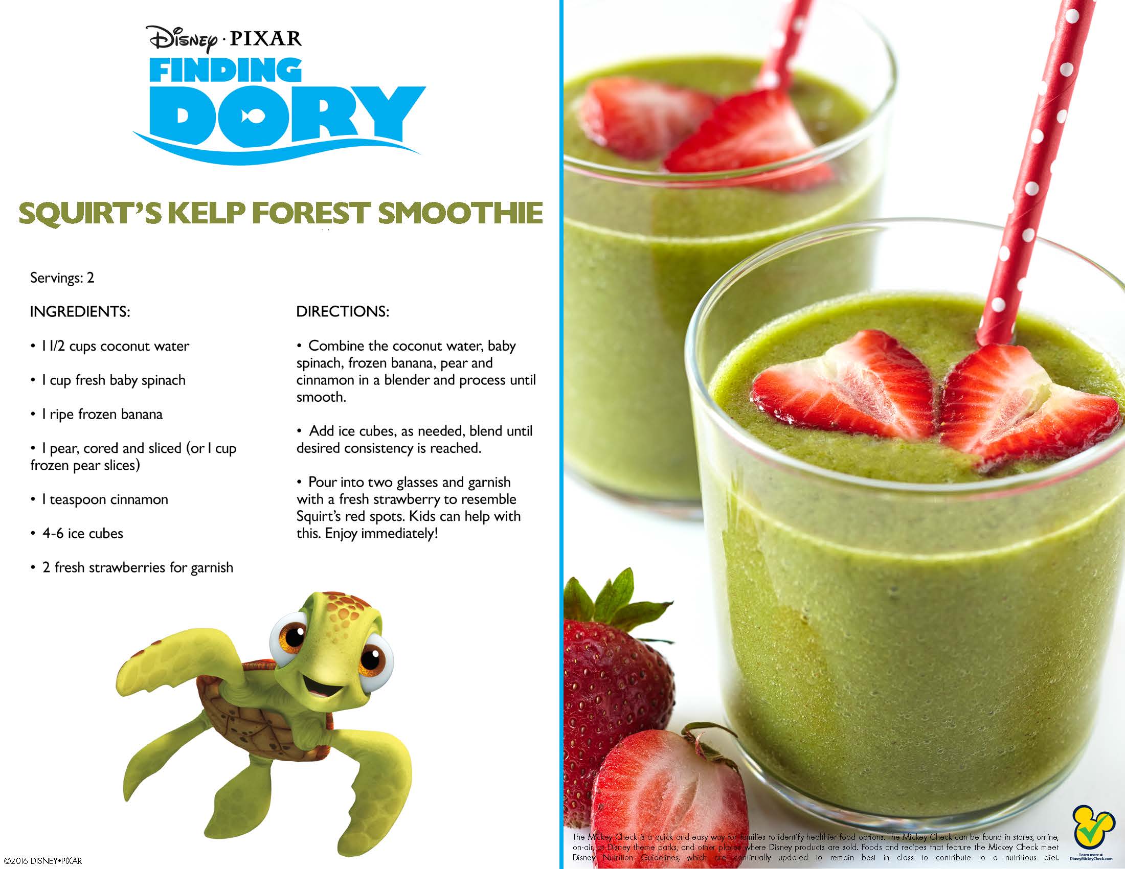 Finding Dory Recipes