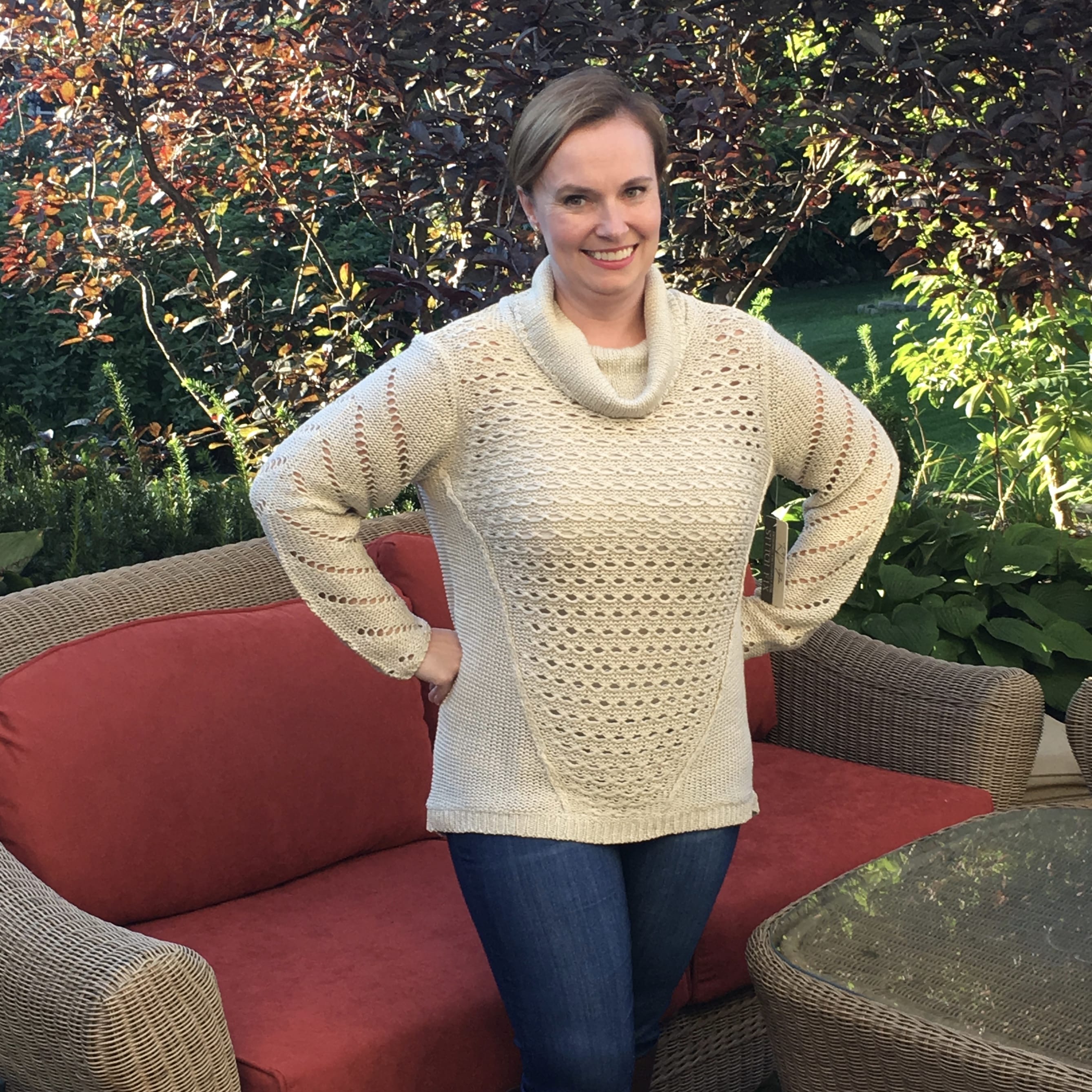 Cowl Neck sweater stitch fix