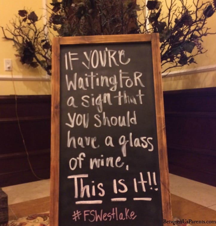 Loved both the sense of humor and the wine at The Bar at the The Four Seasons Hotel, Westlake Village, CA