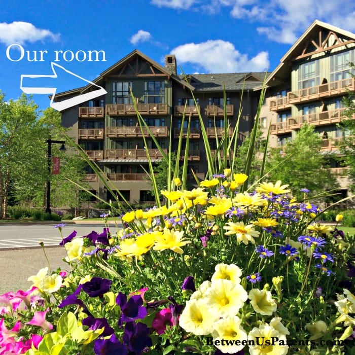Our fantastic room at the Stowe Mountain Lodge