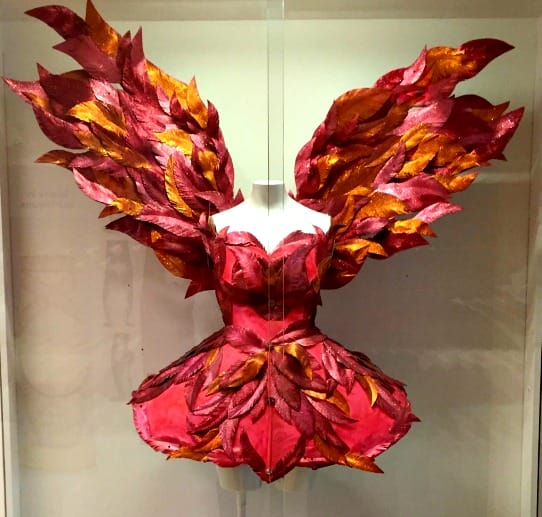 The Firebird costume at National Dance Museum