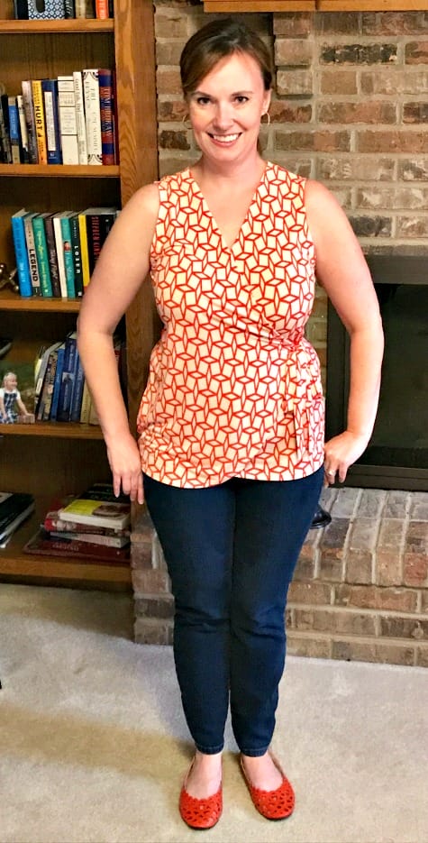 41Hawthorn Valerie Tie Wrap Knit Top-2